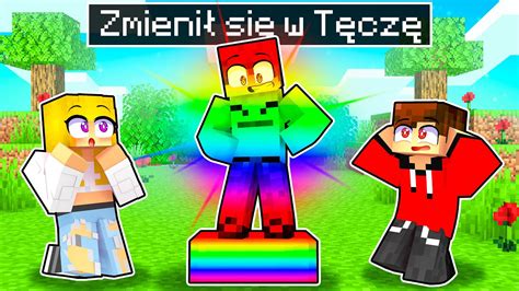 Smileslow ZmieniŁ SiĘ W TĘczowego CzŁowieka Rainbow Man W Minecraft