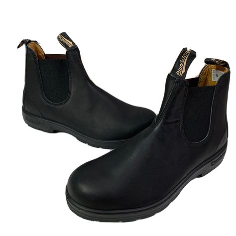 Blundstone 558 Black Leather Chelsea Boots Mens 105 New Ebay