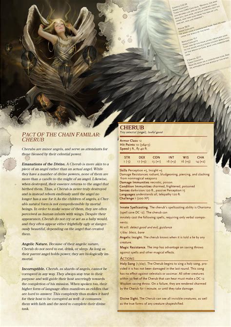 Dnd E Homebrew Compendium Of Angels Excerpt Part Warlock