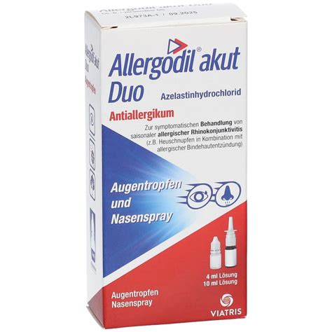 Allergodil Akut Duo Allergie Kombipack Mit Nasenspray Ml Und