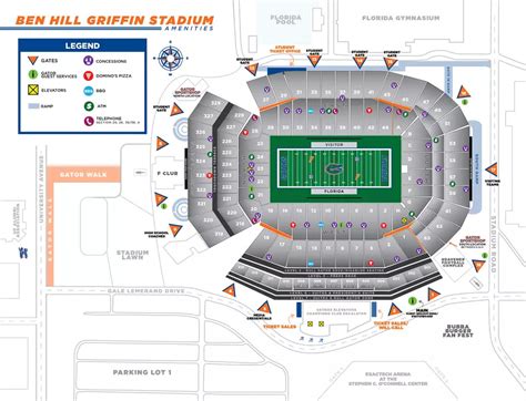 Ben Hill Griffin Stadium Seating Chart With Seat Numbers | Brokeasshome.com