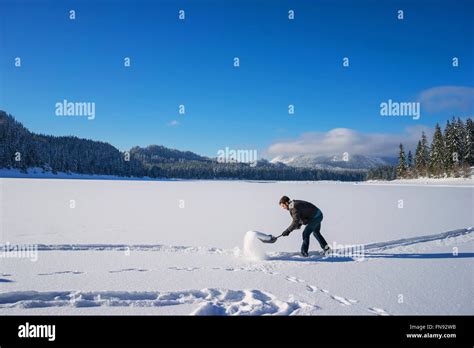 Man Shoveling Snow Hi Res Stock Photography And Images Alamy