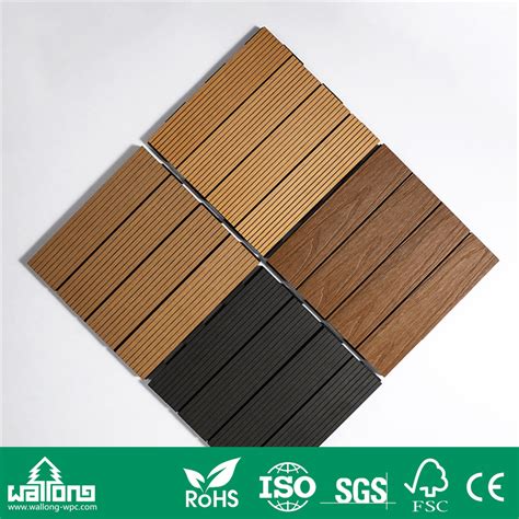 Wl Ss Fully Capped Interlocking Co Extrusion Composite Decking Tile