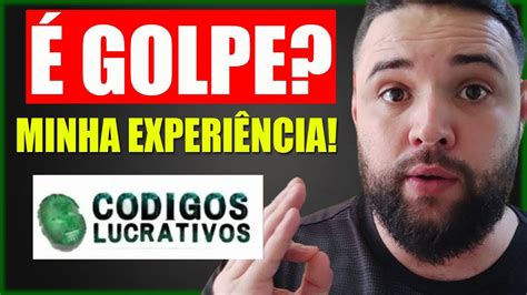 CÓDIGOS LUCRATIVOS FUNCIONA É GOLPE CODIGO LUCRATIVO VALE A