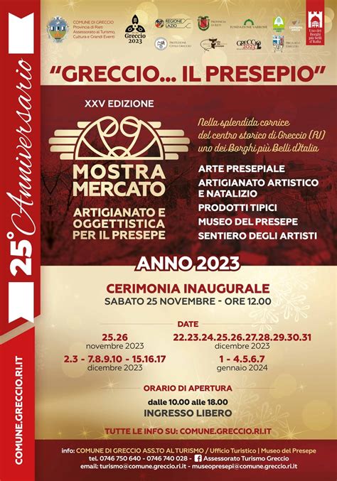 25 MOSTRA MERCATO DI ARTIGIANATO E OGGETTISTICA PER IL PRESEPE