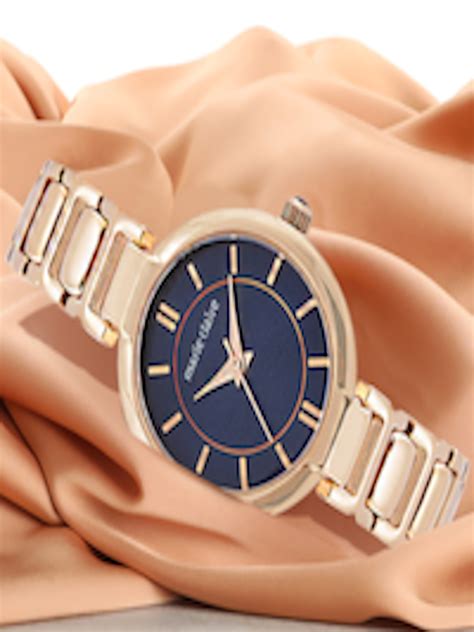 Buy Marie Claire Women Blue Analogue Watch Mc D Watches For Women