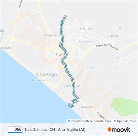 Ruta Horarios Paradas Y Mapas Las Delicias Ch Alto Trujillo