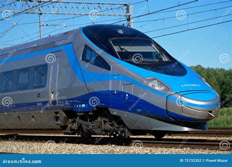 Pendolino Train Editorial Photography Image Of Grodzisk 75732352