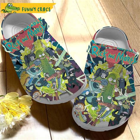 Alien Rick And Morty Crocs Clog Shoes Discover Comfort And Style Clog