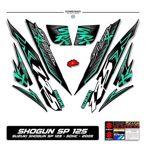 Jual Striping Shogun Sp 125 R Motif 45 Suzuki Shogun Sp 125 2004