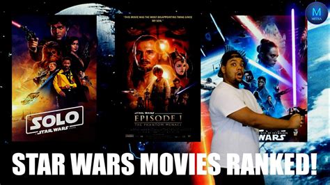 All Star Wars Movies Ranked Youtube