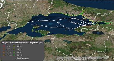 Figure From Tectonic Origin Tsunami Scenario Database For The Marmara