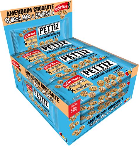 Pettiz Amendoim Crocante Quinoa Mix E Amaranto 36g Dori Alimentos S A