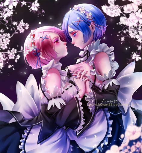 Rem+Ram by Laurart88 on DeviantArt