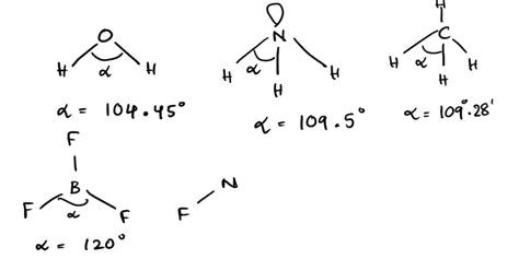 SOLVED: Compare the bond angle predicted from VSEPR Theory and the bond ...