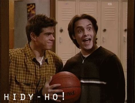 Boy Meets World Eric GIF - BoyMeetsWorld Eric HidyHo - Discover & Share GIFs