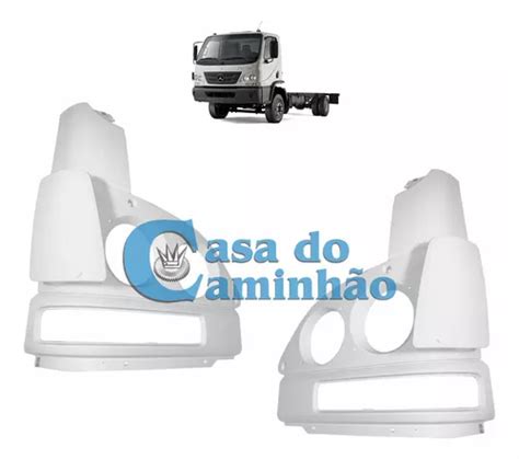 Par Moldura Aro Do Farol Mercedes Accelo 715 815 915 1016