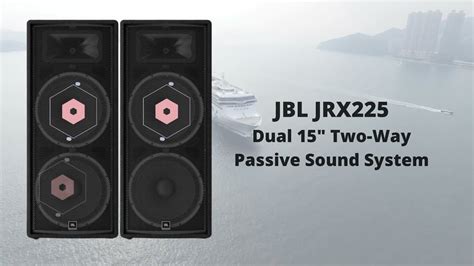 Jbl Jrx Dual Two Way Passive Sound System Youtube