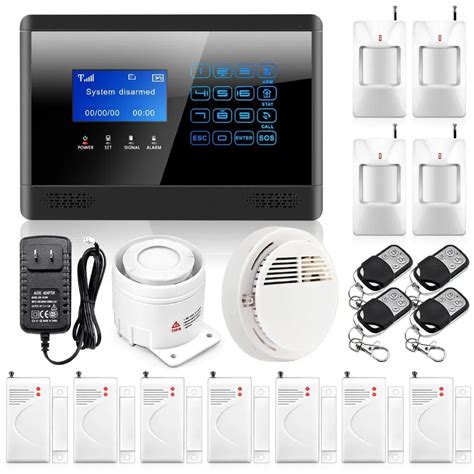 1 set 2019 Nieuwe safearmed Nieuwe Wireless Wired GSM Home Security ...