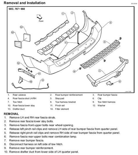 Nissan Pathfinder Rear Bumper Removal