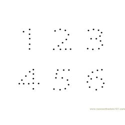 number Connect The Dots printable worksheets