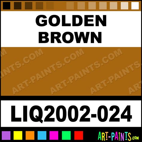 Golden Brown Glossies Enamel Paints Liq2002 024 Golden Brown Paint