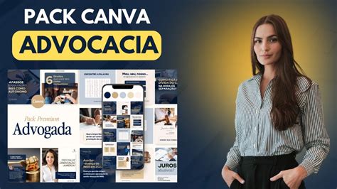 PACK CANVA ADVOGADA CANVA PARA ADVOGADO ARTES CANVA ADVOCACIA YouTube