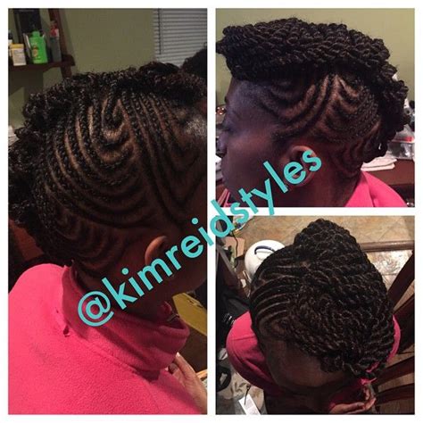 Cornrows With Marley Twist Ends Marleytwists Protectivestyles