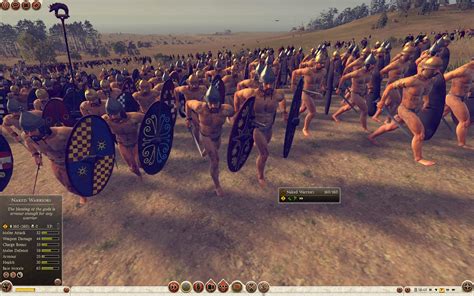 Naked Warriors Arverni Total War Rome Ii Royal Military Academy