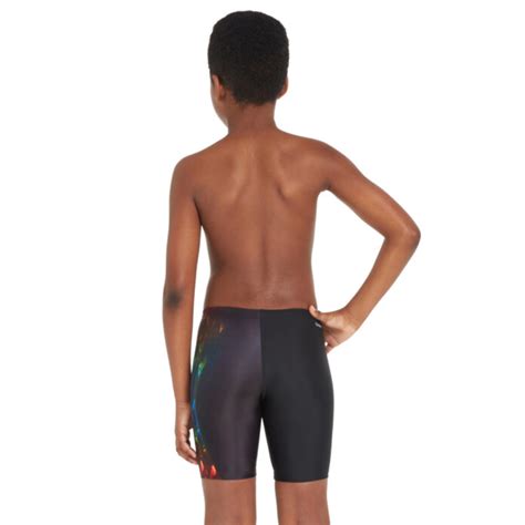 Zoggs Boys Carbon Flash Mid Jammer Boys Jammer Swimwear Au