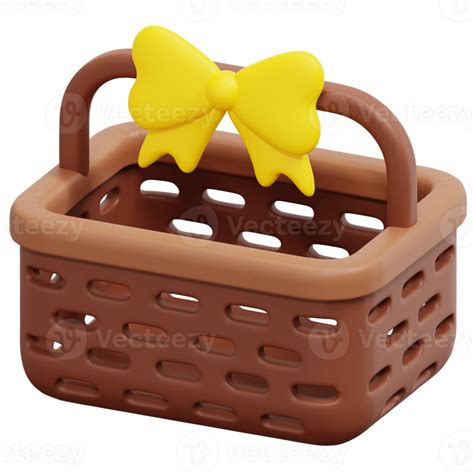 T Basket 3d Render Icon Illustration 11619190 Png