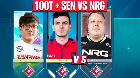 Sen Tarik And 100t Iitztimmy Vs Nrg Ardiis In Immortal Radiant Lobby