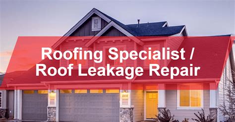 Roof Leakage Repair Roofing Specialist Company