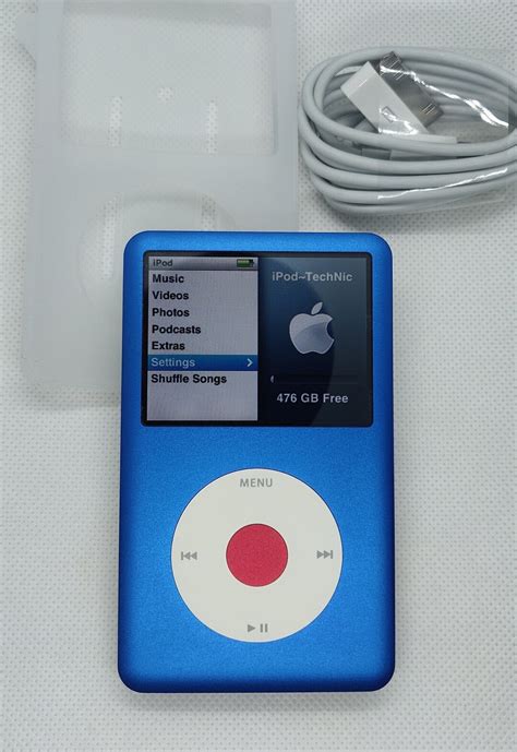 Apple Ipod Classic 7th 6th Gen Bluewhitered 3000mah Battery