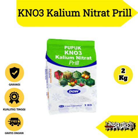 Pupuk Kno3 Kalium Nitrat Prill Kemasan 2kg Lazada Indonesia