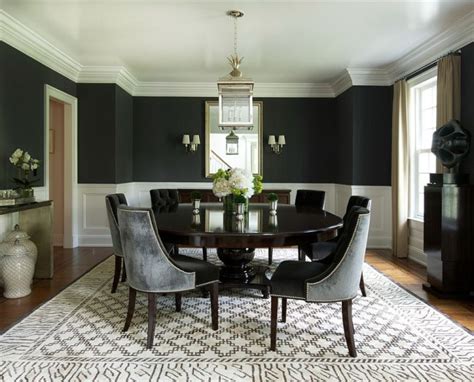 How To Use Black To Create A Stunning Refined Dining Room Decoist