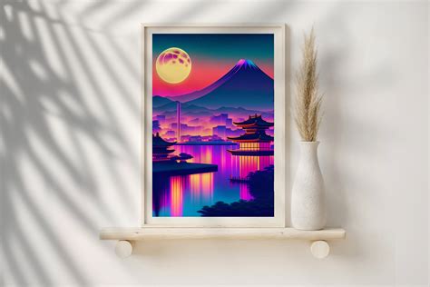 Retro 80 S Synth Wave City 5 Graphic By 1xMerch Creative Fabrica