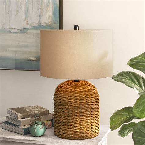 Sand And Stable™ Sumava Rattan Table Lamp And Reviews Wayfair