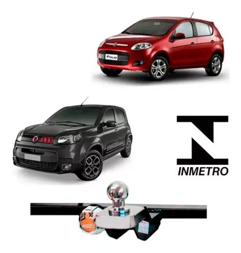 Engate Reboque Fiat Uno Sporting Palio Homologado Inmetro Frete Gr Tis