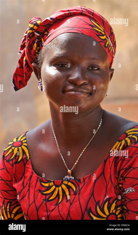 Beautiful Woman In Traditional Dress Lome Togo Stock Photo Alamy