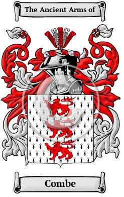 Combe Name Meaning, Family History, Family Crest & Coats of Arms