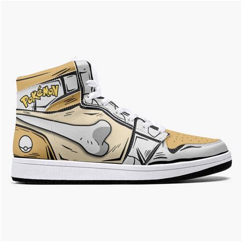 Cubone Pokemon Mid 1 Basketball Shoes Animebape