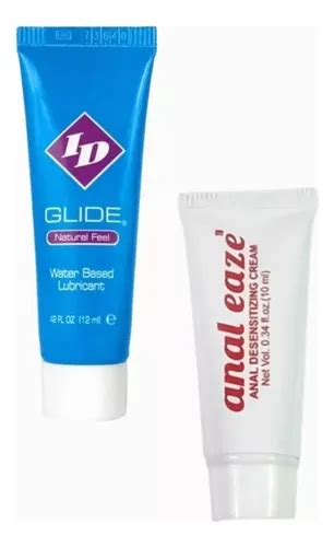 Lubricante Id Glide Natural Feel 12ml Anestesico Anal Eaze Meses sin interés