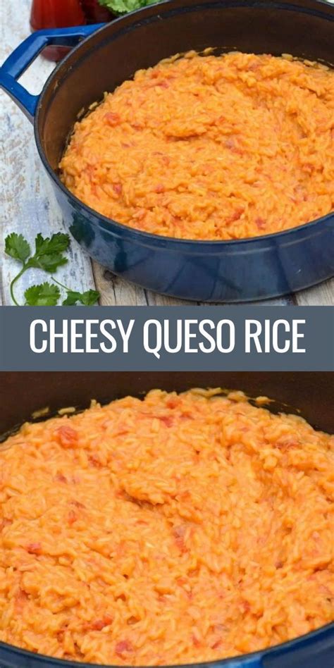 Cheesy Queso Rice Recipe