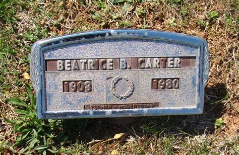 Beatrice Mary Booz Carter 1908 1980 Find A Grave Memorial