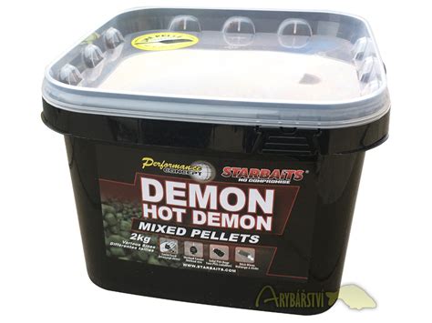 STARBAITS Pelety Hot Demon Pellets Mixed Arybářství