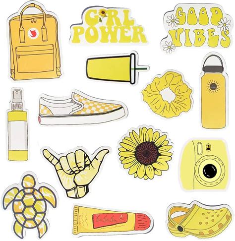 Yellow Cute Stickers Yellow For Your Happy And Sunny Disposition