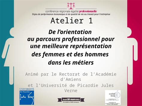 PPT Atelier 1 De Lorientation Au Parcours Professionnel Pour Une