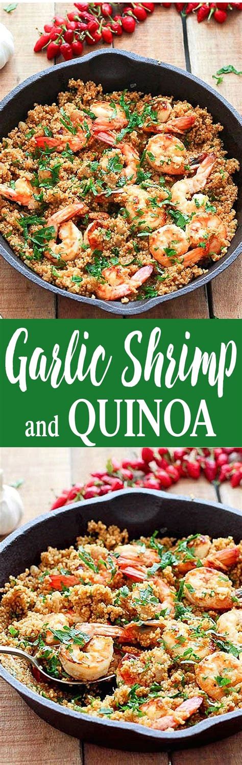 Garlic Shrimp And Quinoa As Easy As Apple Pie