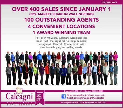 Check out our latest ad running in the Record Journal! - Calcagni Real